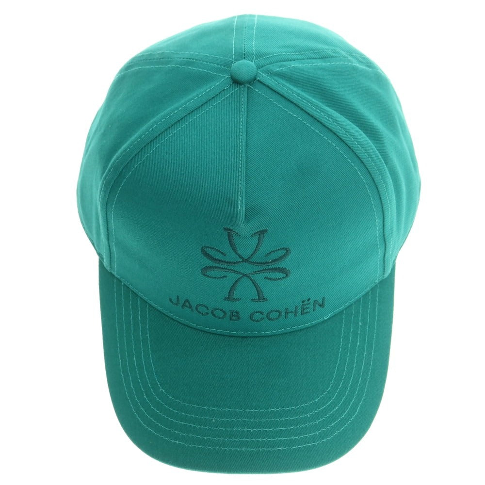 【新品】ヤコブコーエン JACOB COHEN コットン ベースボール キャップ エメラルド【 U 】【 状態ランクN 】【 メンズ 】