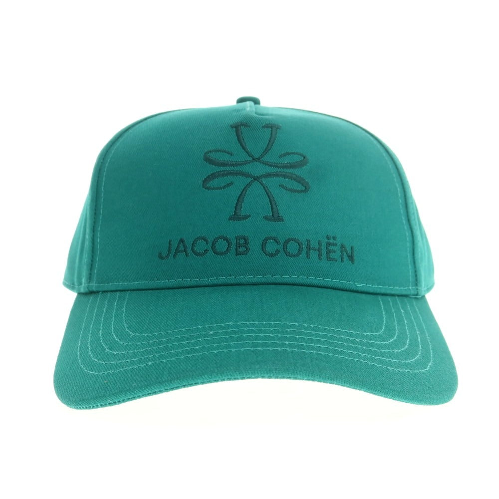 【新品】ヤコブコーエン JACOB COHEN コットン ベースボール キャップ エメラルド【 U 】【 状態ランクN 】【 メンズ 】