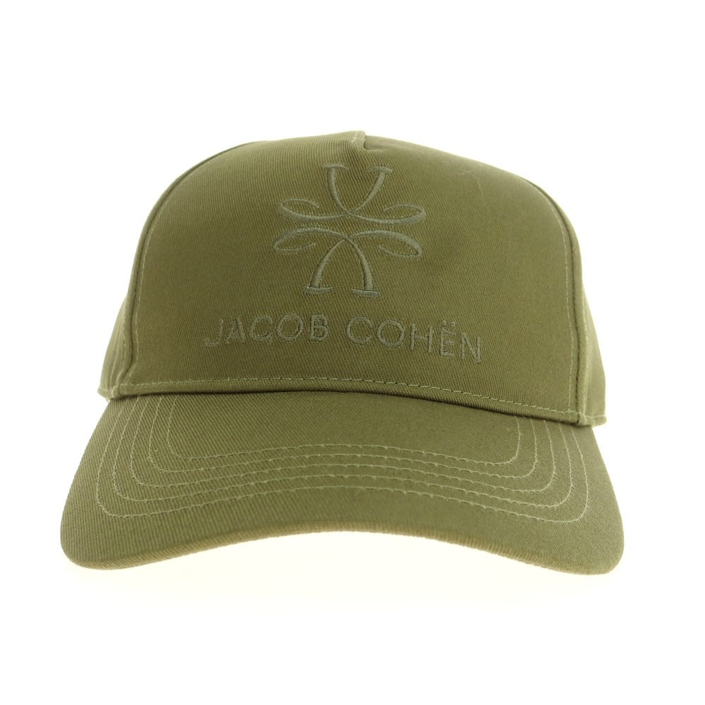 【新品】ヤコブコーエン JACOB COHEN コットン ベースボール キャップ オリーブ【 U 】【 状態ランクN 】【 メンズ 】