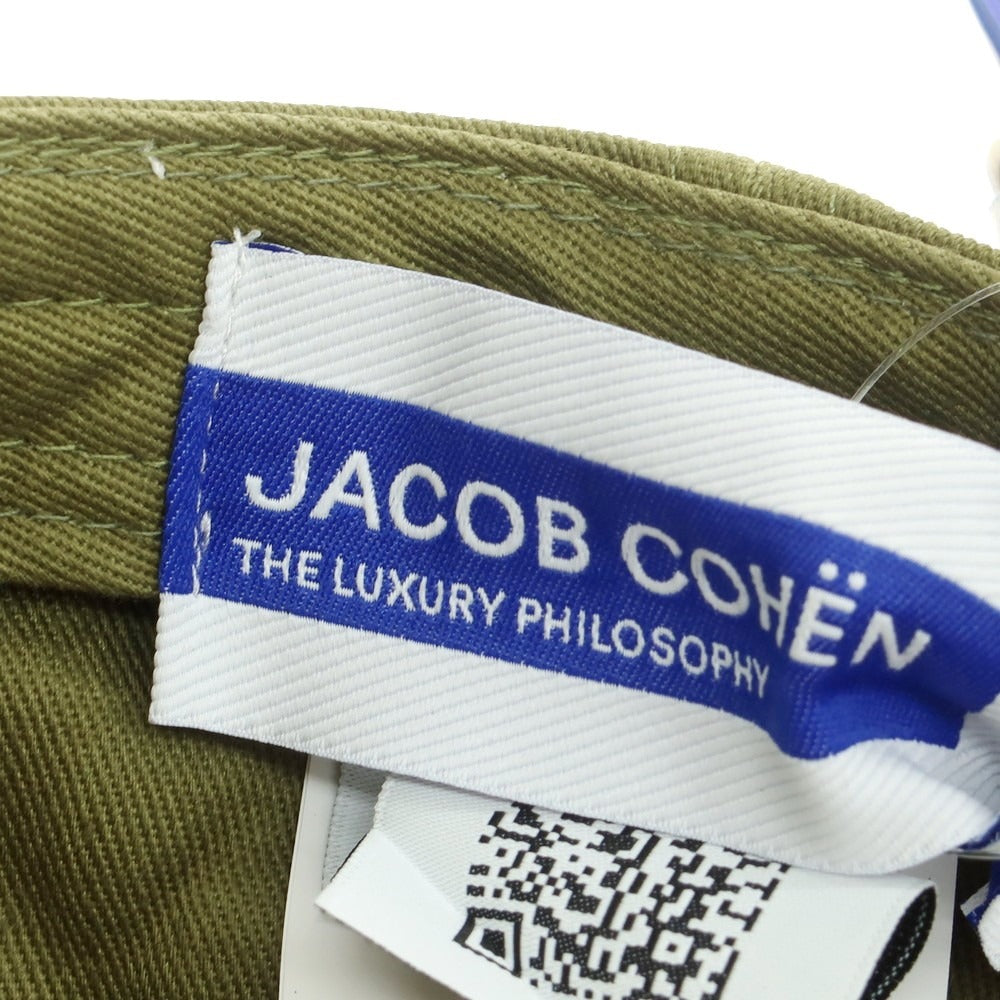 【新品】ヤコブコーエン JACOB COHEN コットン ベースボール キャップ オリーブ【 U 】【 状態ランクN 】【 メンズ 】
