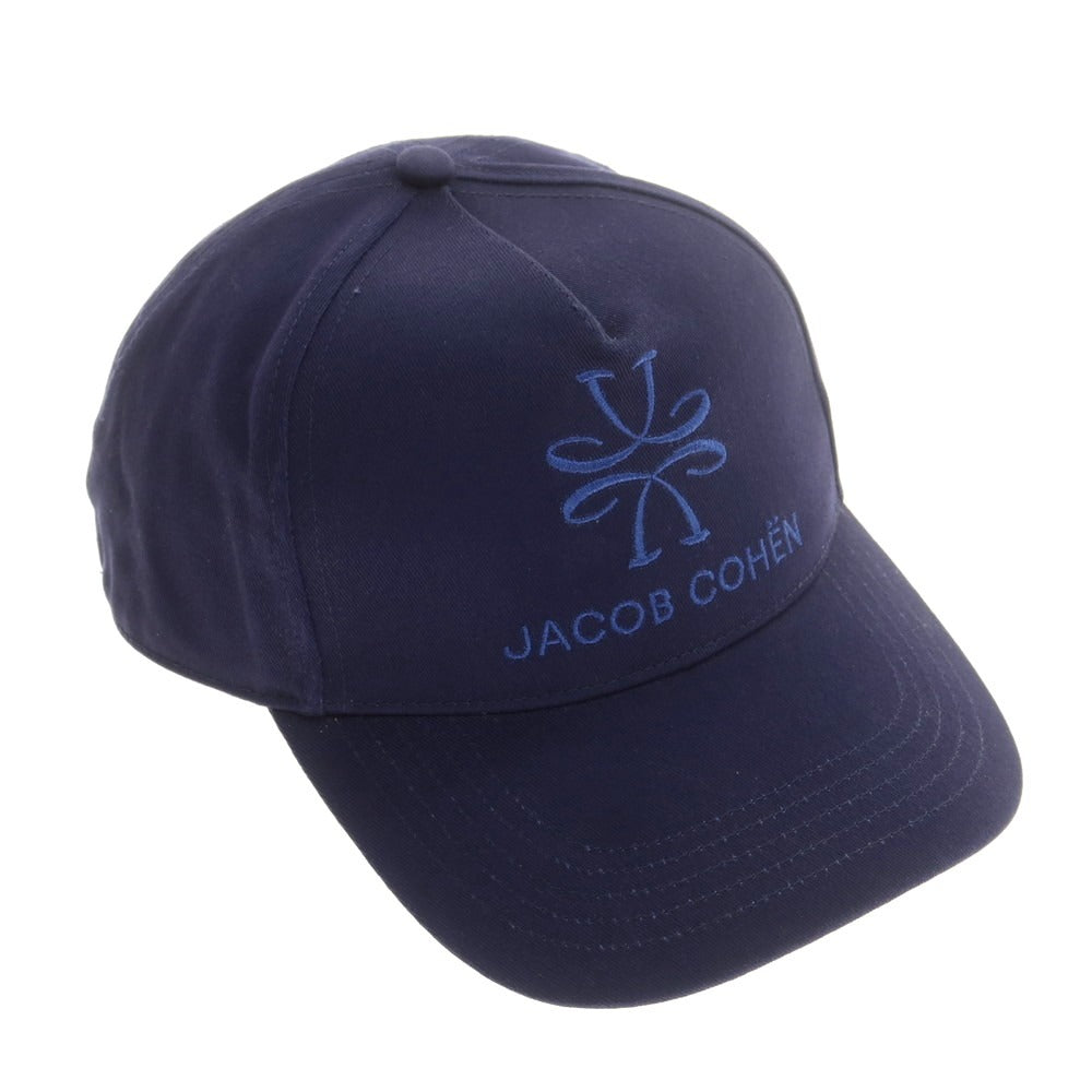 【新品】ヤコブコーエン JACOB COHEN コットン ベースボール キャップ ネイビー【 U 】【 状態ランクN 】【 メンズ 】