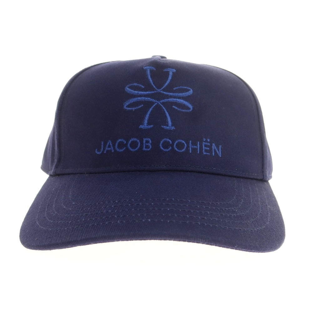 【新品】ヤコブコーエン JACOB COHEN コットン ベースボール キャップ ネイビー【 U 】【 状態ランクN 】【 メンズ 】
