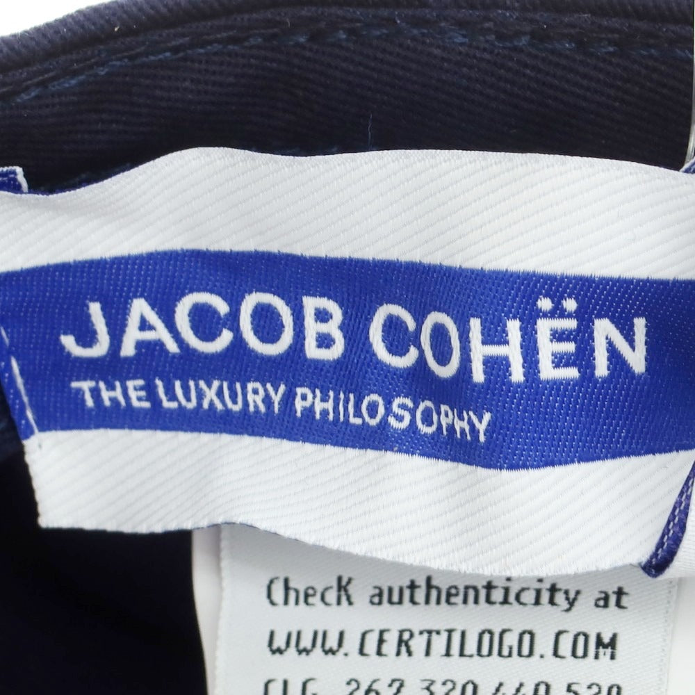 【新品】ヤコブコーエン JACOB COHEN コットン ベースボール キャップ ネイビー【 U 】【 状態ランクN 】【 メンズ 】