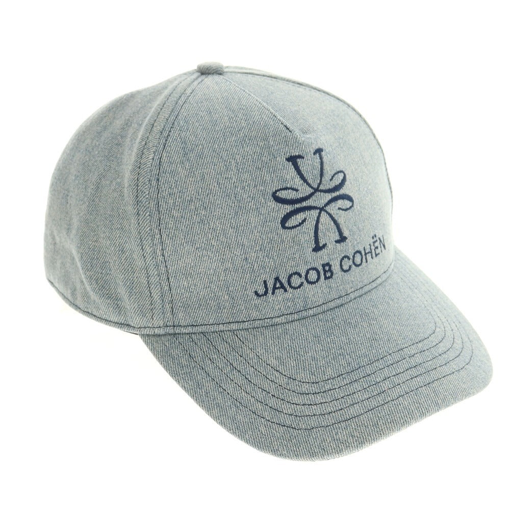 【新品】ヤコブコーエン JACOB COHEN デニム ベースボールキャップ ブルーグレー系【 U 】【 状態ランクN 】【 メンズ 】