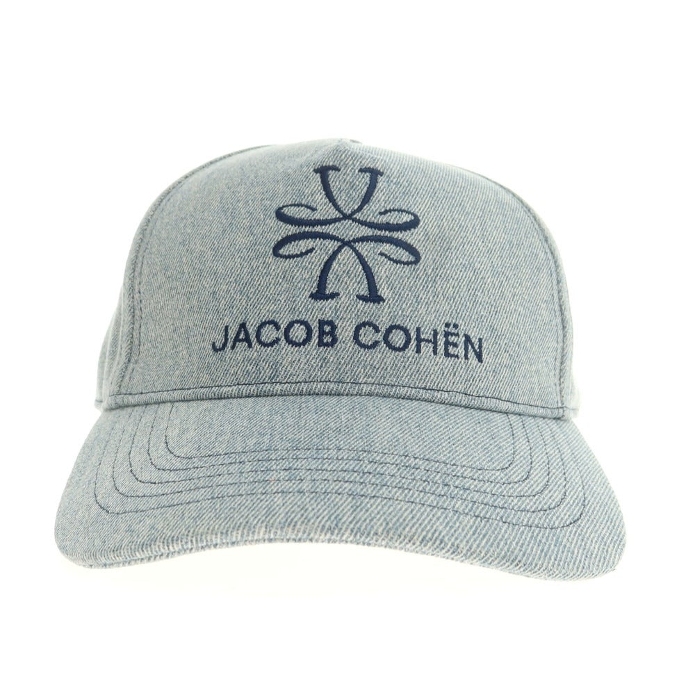 【新品】ヤコブコーエン JACOB COHEN デニム ベースボールキャップ ブルーグレー系【 U 】【 状態ランクN 】【 メンズ 】