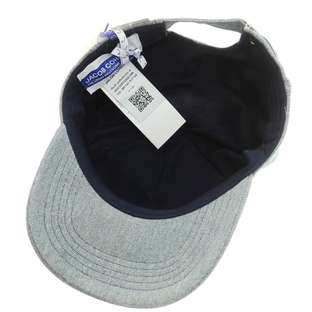 【新品】ヤコブコーエン JACOB COHEN デニム ベースボールキャップ ブルーグレー系【 U 】【 状態ランクN 】【 メンズ 】