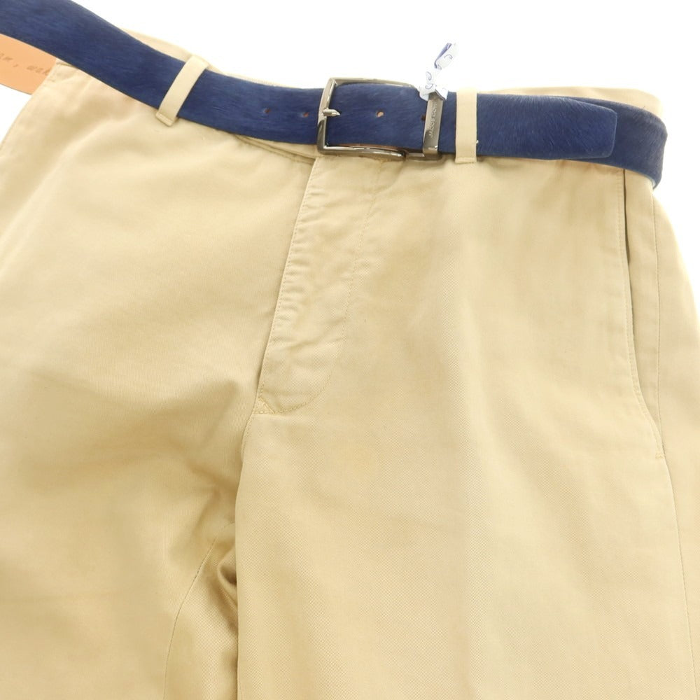【新品】ヤコブコーエン JACOB COHEN ハラコレザー ベルト ネイビー【 85 】【 状態ランクN 】【 メンズ 】