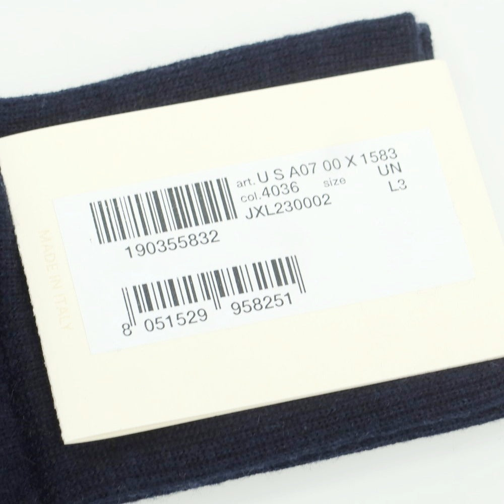 【新品】ヤコブコーエン JACOB COHEN コットンカシミヤシルク ソックス ネイビー トートバッグ付【 UN 】【 状態ランクN 】【 メンズ 】