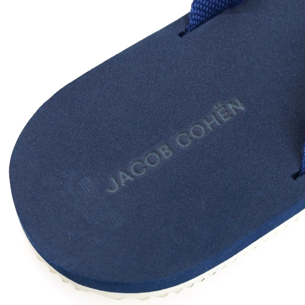 【新品アウトレット】ヤコブコーエン JACOB COHEN トング ビーチ サンダル ネイビー【 39/40 】【 状態ランクN- 】【 メンズ 】