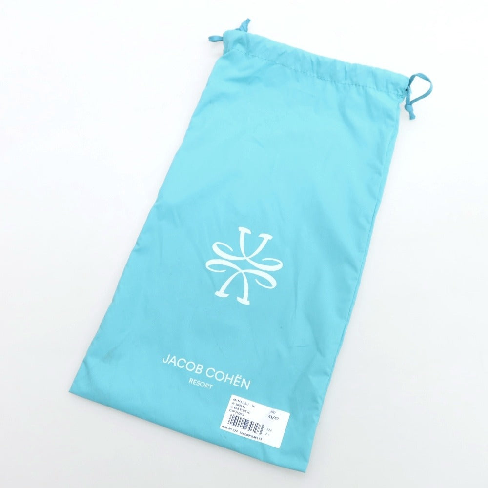【新品アウトレット】ヤコブコーエン JACOB COHEN トング ビーチ サンダル ネイビー【 41/42 】【 状態ランクN- 】【 メンズ 】