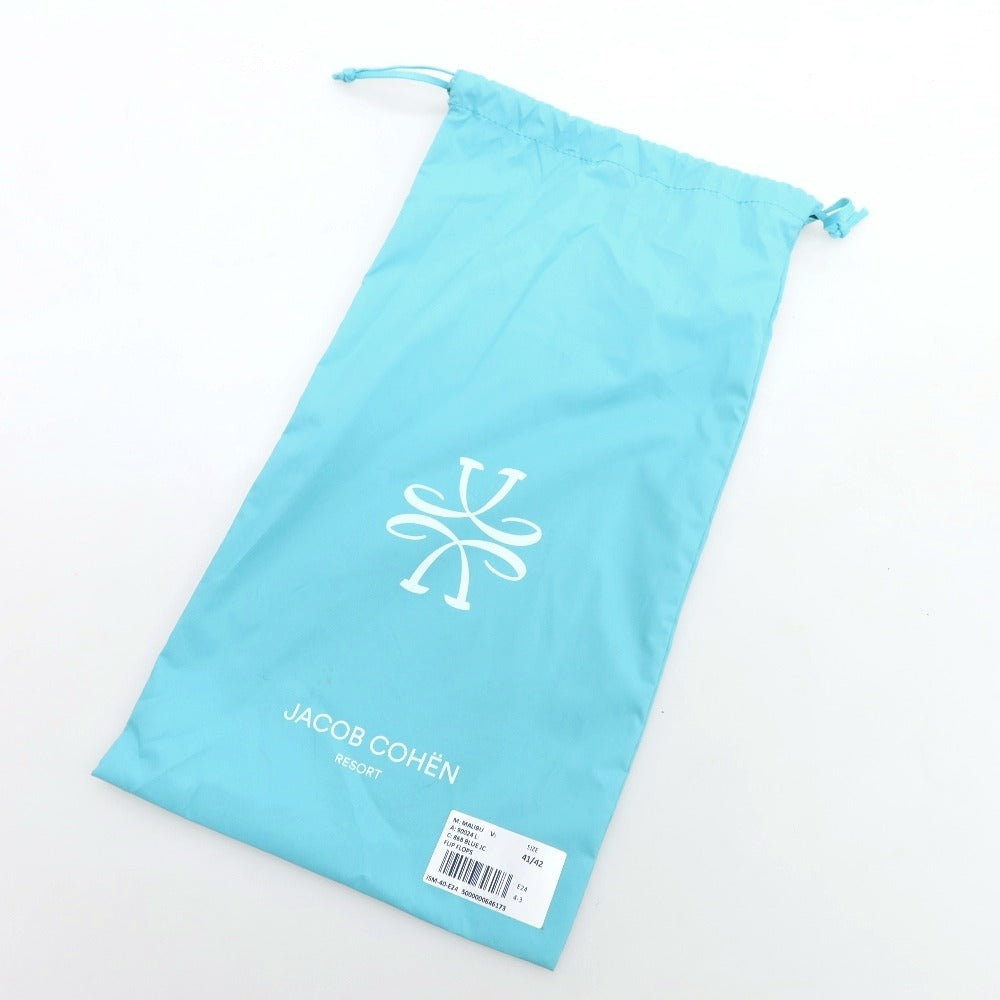 【新品アウトレット】ヤコブコーエン JACOB COHEN トング ビーチ サンダル ネイビー【 41/42 】【 状態ランクN- 】【 メンズ 】