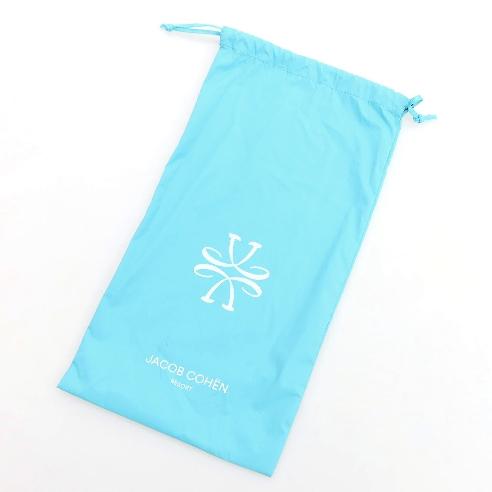 【新品アウトレット】ヤコブコーエン JACOB COHEN トング ビーチ サンダル ブルーグリーンxネイビー【 39/40 】【 状態ランクN- 】【 メンズ 】