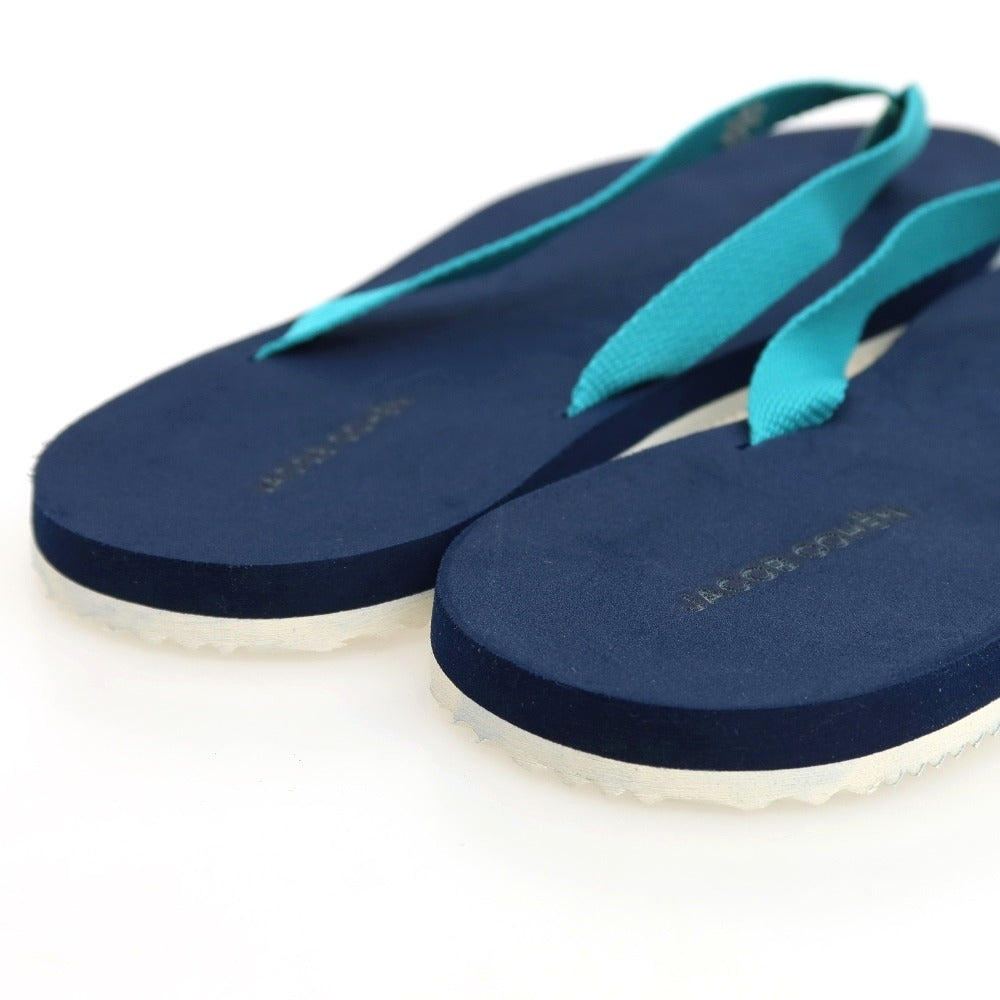 【新品アウトレット】ヤコブコーエン JACOB COHEN トング ビーチ サンダル ブルーグリーンxネイビー【 39/40 】【 状態ランクN- 】【 メンズ 】