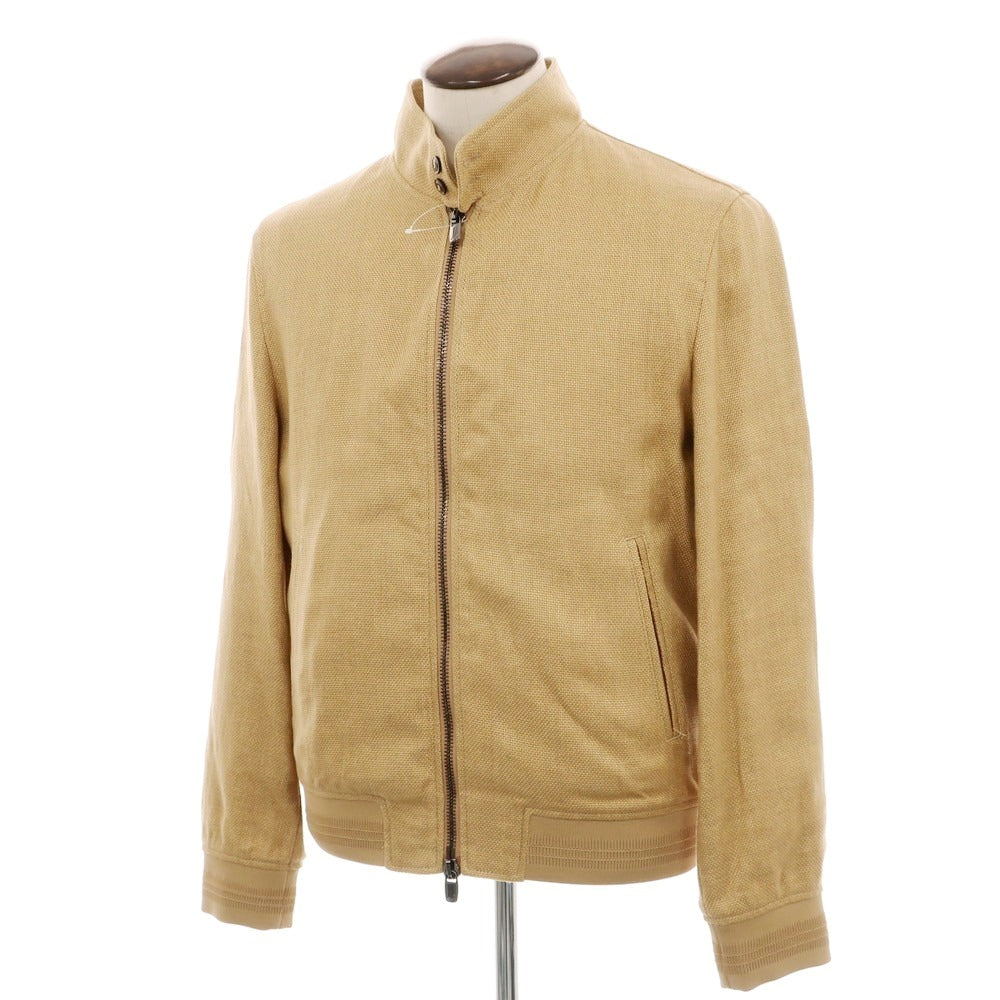 【新品】ヤコブコーエン JACOB COHEN リネンコットン スイングトップ キャメルベージュ【 50 】【 状態ランクN 】【 メンズ 】
