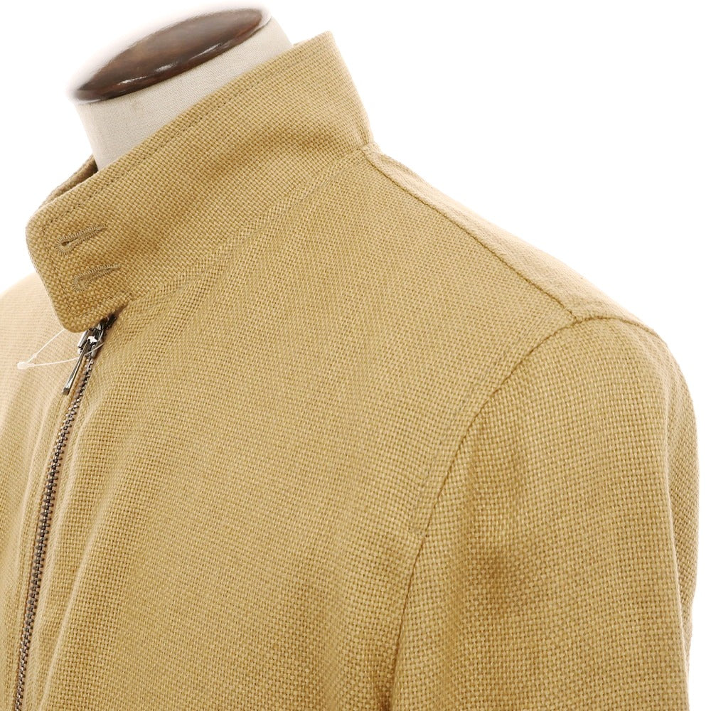 【新品】ヤコブコーエン JACOB COHEN リネンコットン スイングトップ キャメルベージュ【 50 】【 状態ランクN 】【 メンズ 】