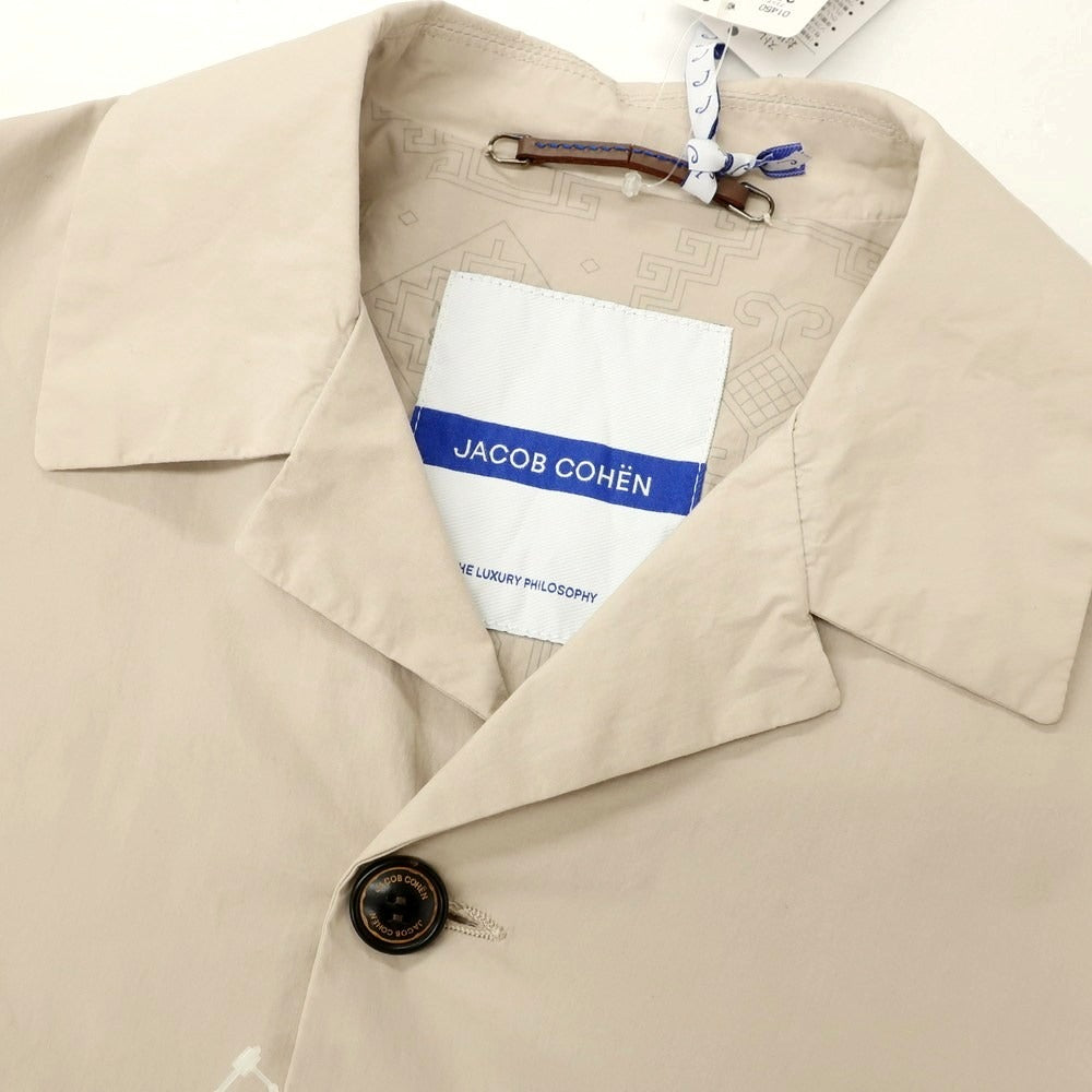 【新品】ヤコブコーエン JACOB COHEN ストレッチコットン ブルゾン ライトベージュ【 50 】【 状態ランクN 】【 メンズ 】