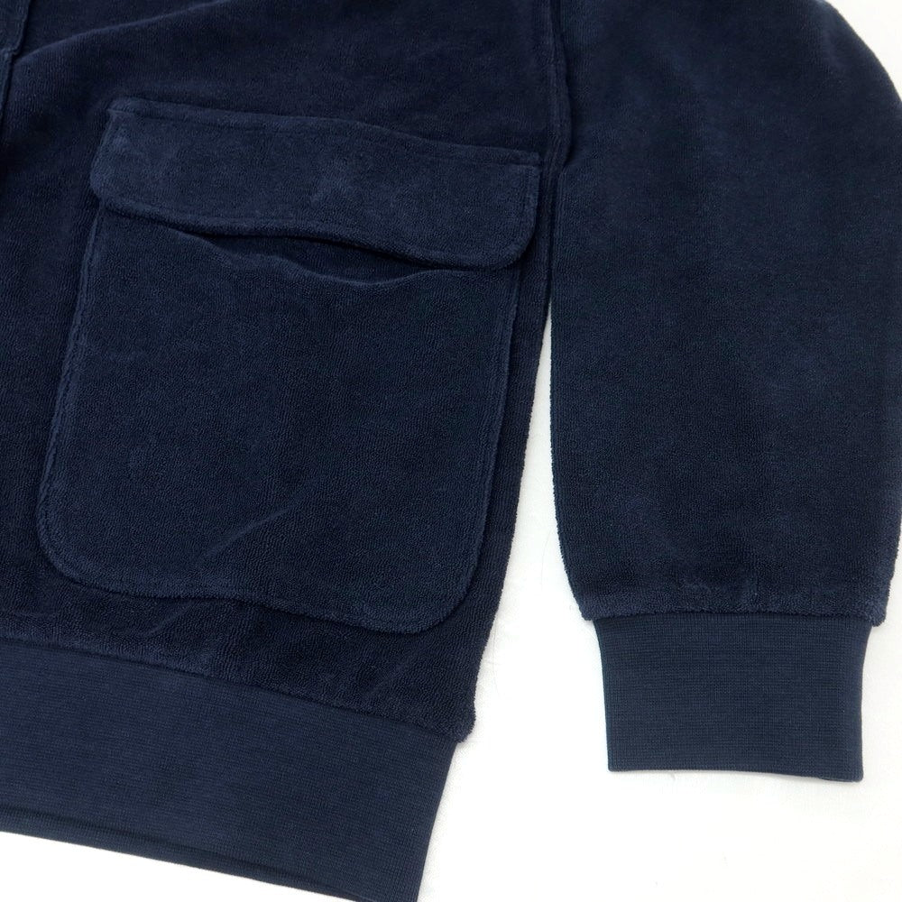 【新品】ザノーネ ZANONE コットン パイル ブルゾン ネイビー【 M 】【 状態ランクN 】【 メンズ 】
