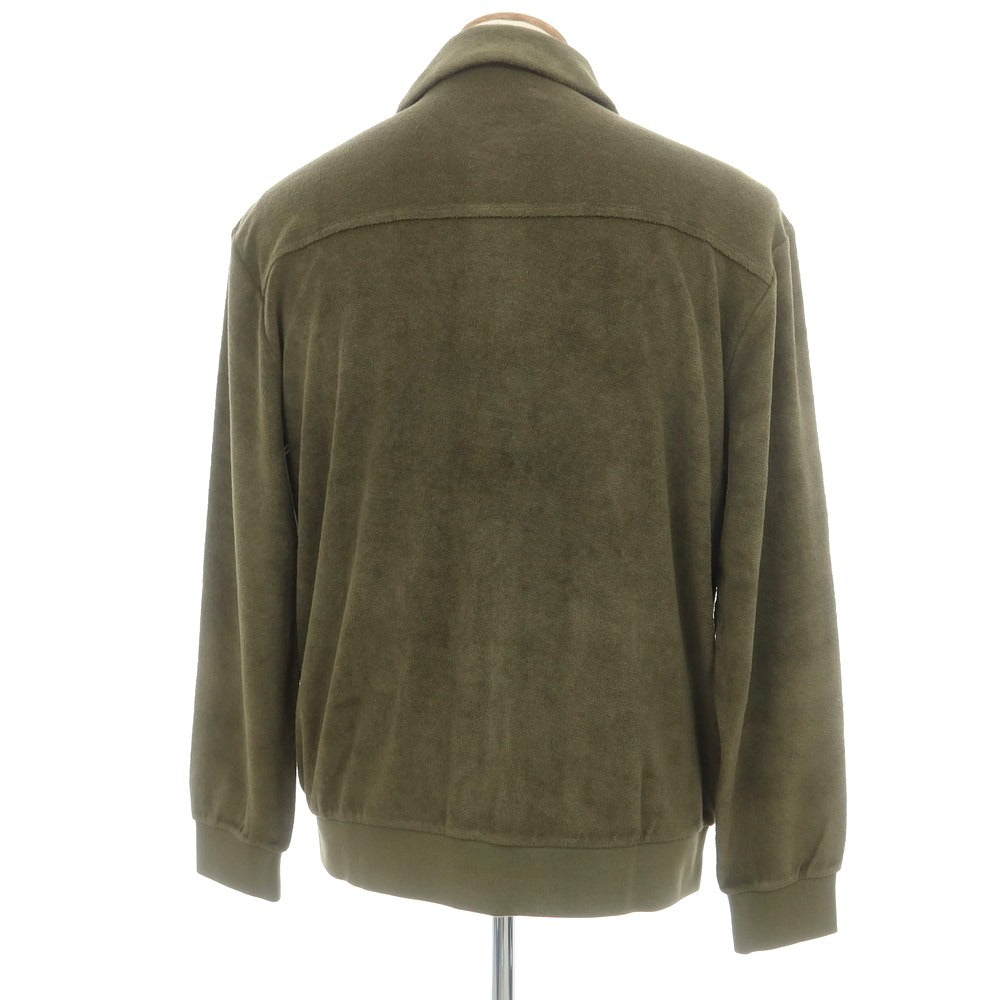 【新品】ザノーネ ZANONE コットン パイル ブルゾン オリーブ【 M 】【 状態ランクN 】【 メンズ 】