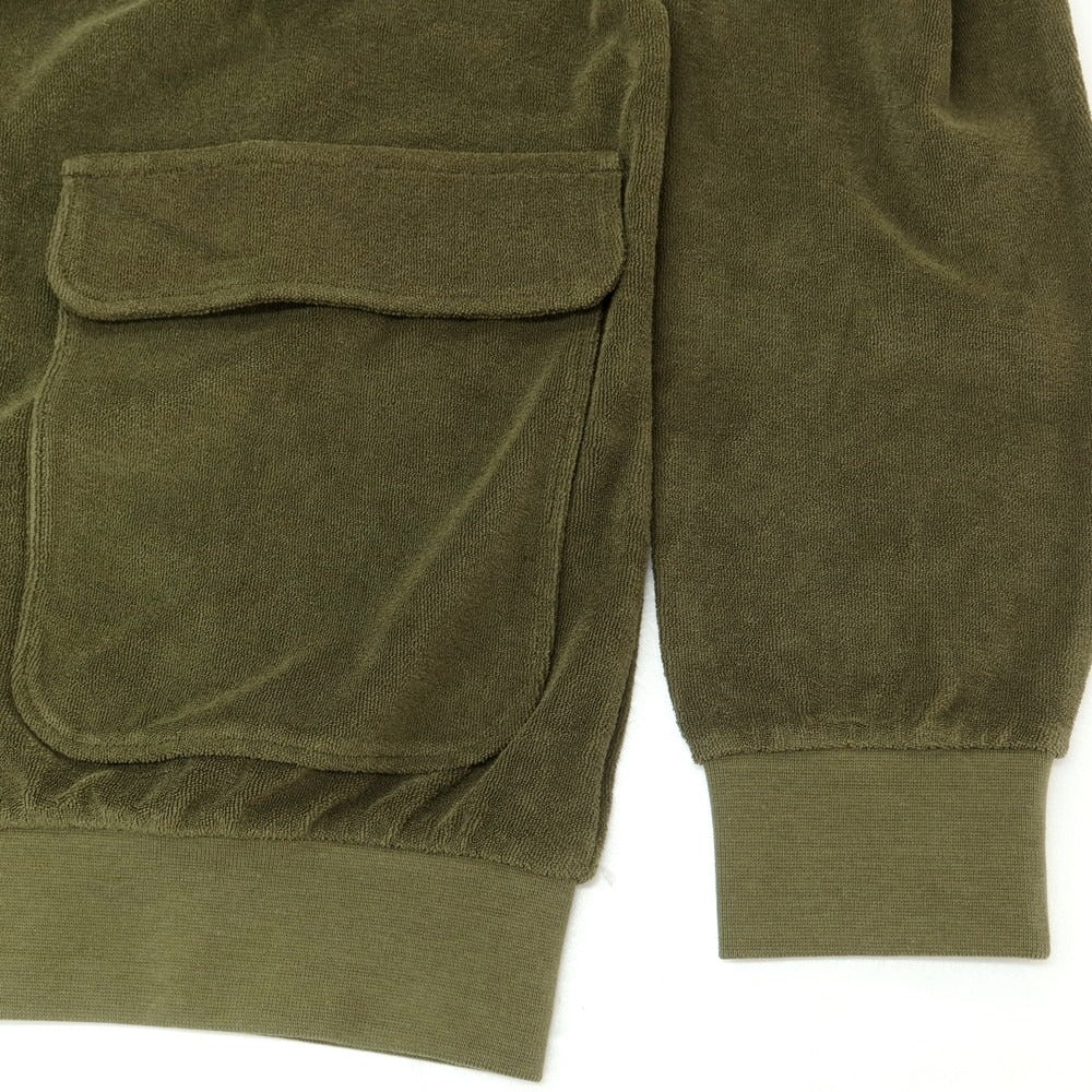 【新品】ザノーネ ZANONE コットン パイル ブルゾン オリーブ【 M 】【 状態ランクN 】【 メンズ 】