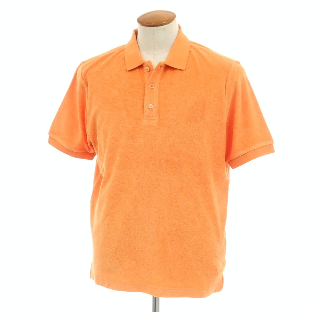 【新品】ザノーネ ZANONE コットン パイル 半袖ポロシャツ オレンジ【 48 】【 状態ランクN 】【 メンズ 】