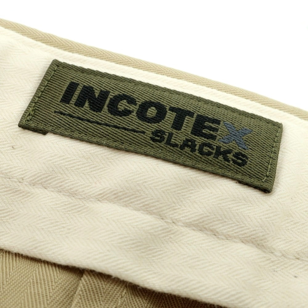 【新品】インコテックス スラックス INCOTEX SLACKS ストレッチ コットン ワークパンツ ベージュ【 30 】【 状態ランクN 】【 メンズ 】