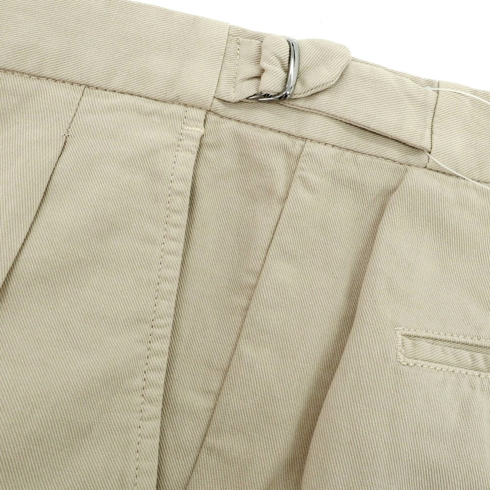【新品】インコテックス スローウェア INCOTEX SLOWEAR コットンリネン ショートパンツ ベージュ【 50 】【 状態ランクN 】【 メンズ 】