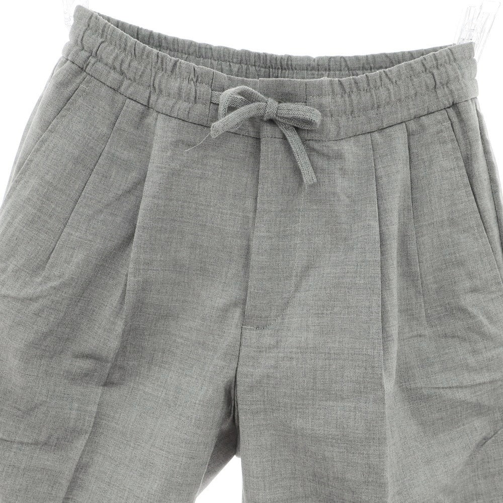 【新品】インコテックス スローウェア INCOTEX SLOWEAR ストレッチ ウールコットンレーヨン ショートパンツ グレー【 44 】【 状態ランクN 】【 メンズ 】