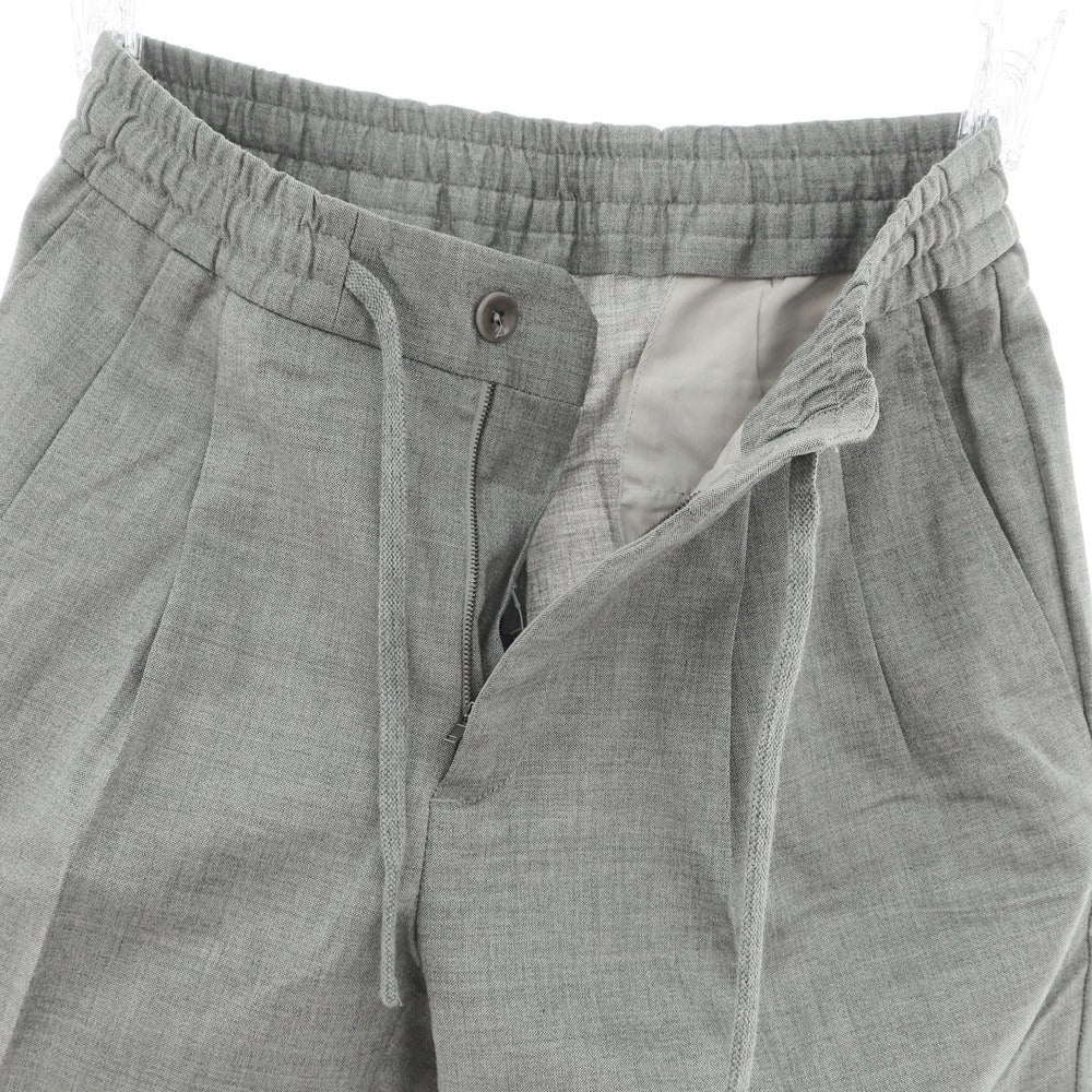 【新品】インコテックス スローウェア INCOTEX SLOWEAR ストレッチ ウールコットンレーヨン ショートパンツ グレー【 44 】【 状態ランクN 】【 メンズ 】