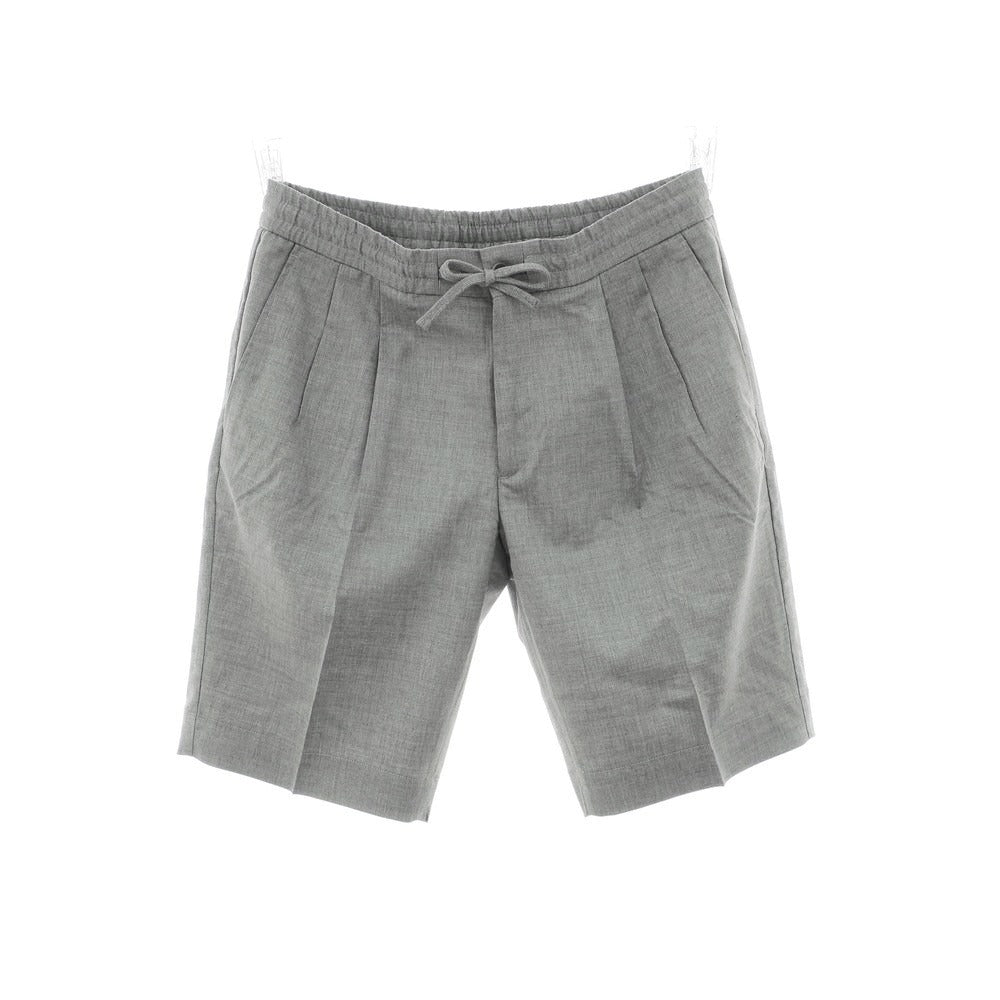 【新品】インコテックス スローウェア INCOTEX SLOWEAR ストレッチ ウールコットンレーヨン ショートパンツ グレー【 52 】【 状態ランクN 】【 メンズ 】