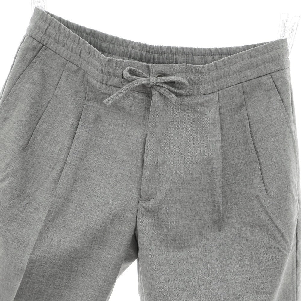 【新品】インコテックス スローウェア INCOTEX SLOWEAR ストレッチ ウールコットンレーヨン ショートパンツ グレー【 52 】【 状態ランクN 】【 メンズ 】