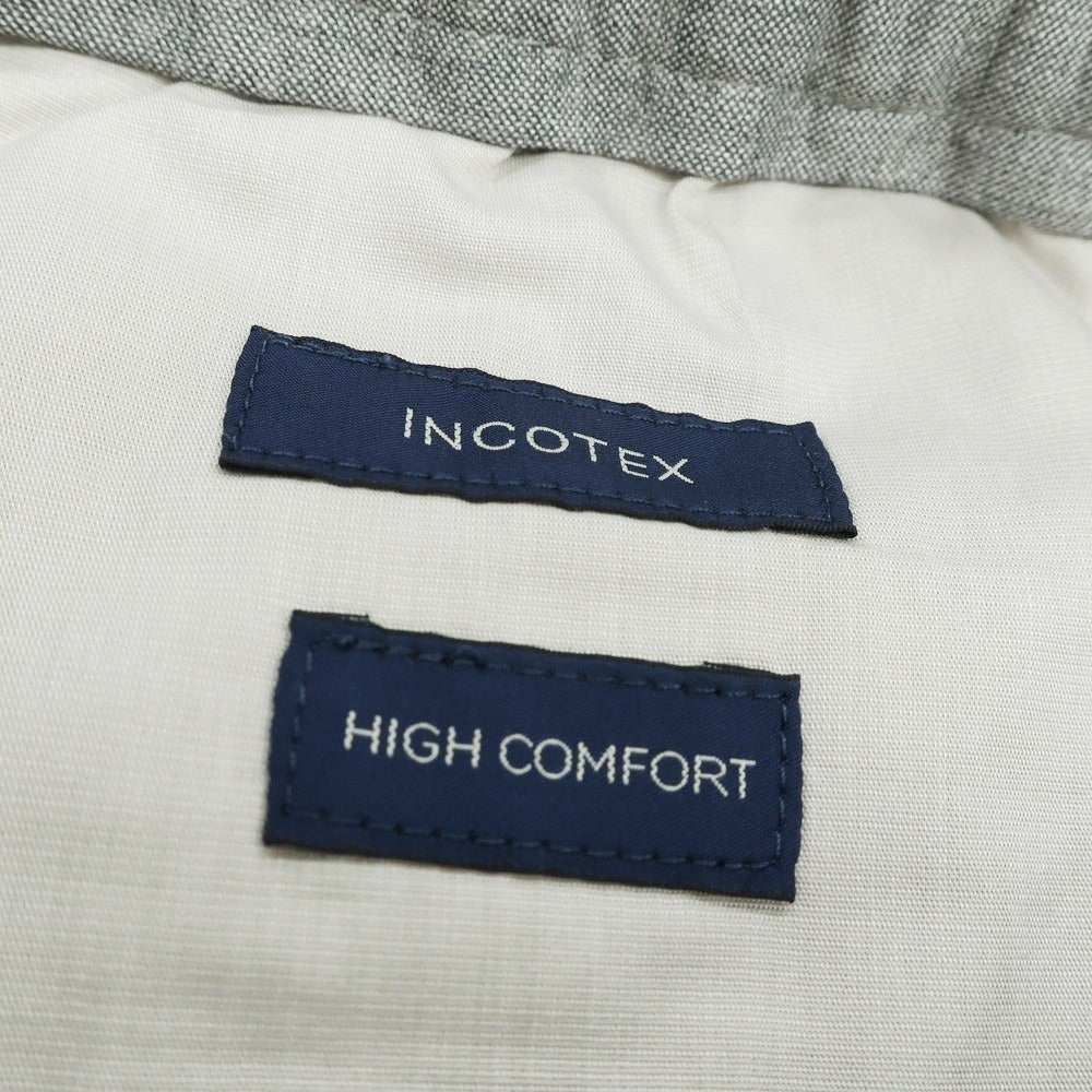 【新品】インコテックス スローウェア INCOTEX SLOWEAR ストレッチ ウールコットンレーヨン ショートパンツ グレー【 52 】【 状態ランクN 】【 メンズ 】