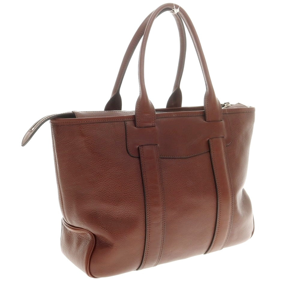 【中古】万双 マンソウ mansaw レザー トートバッグ ブラウン【 状態ランクB 】【 メンズ 】