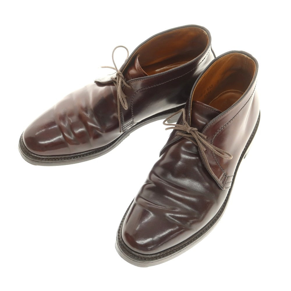 【中古】オールデン ALDEN 1339 コードバン チャッカブーツ バーガンディ【 10 1/2D 】【 状態ランクC 】【 メンズ 】