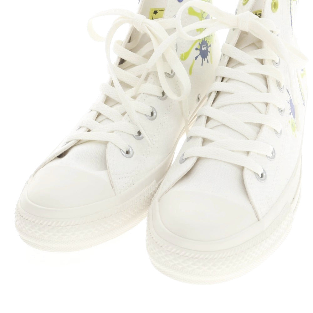 【中古】コンバース CONVERSE × Splatoon3 オールスター スニーカー ホワイト【 9 1/2 】【 状態ランクA 】【 メンズ 】