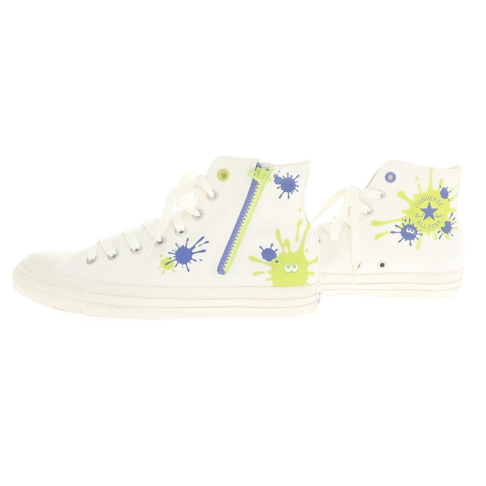 【中古】コンバース CONVERSE × Splatoon3 オールスター スニーカー ホワイト【 9 1/2 】【 状態ランクA 】【 メンズ 】