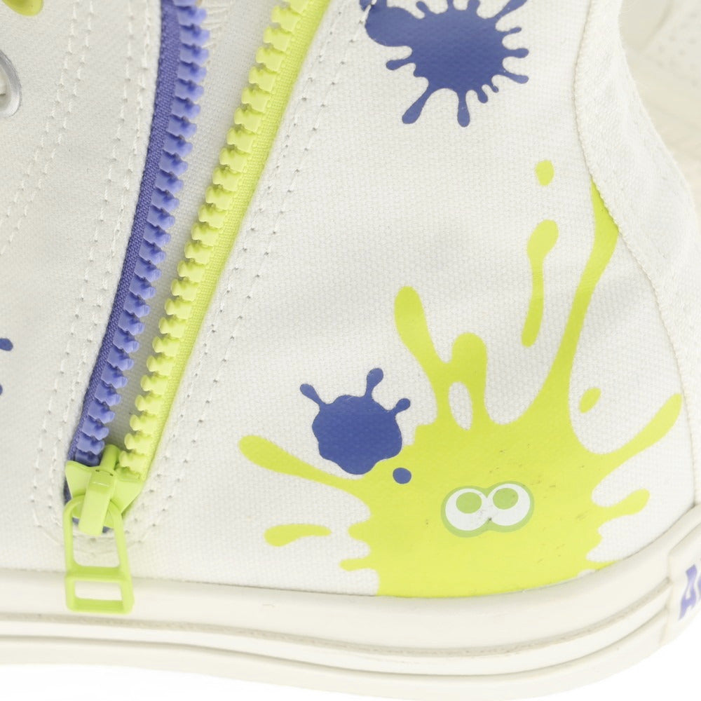 【中古】コンバース CONVERSE × Splatoon3 オールスター スニーカー ホワイト【 9 1/2 】【 状態ランクA 】【 メンズ 】