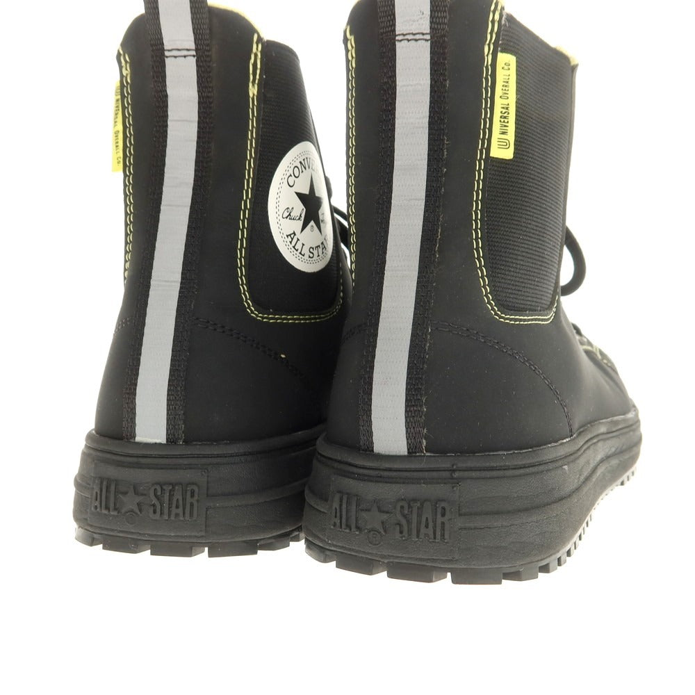 【中古】ユニバーサルオーバーオール UNIVERSAL OVERALL × CONVERSE スニーカー ブラック【 28cm 】【 状態ランクA 】【 メンズ 】