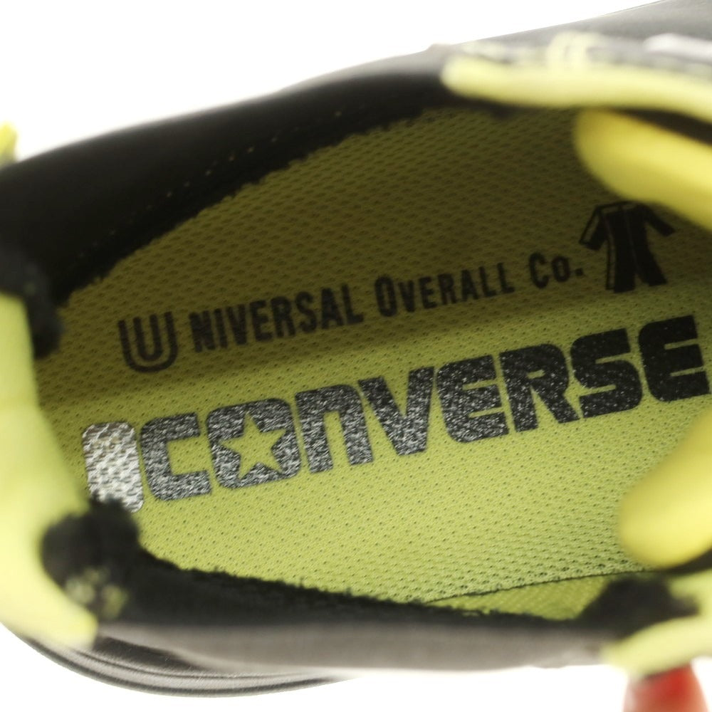 【中古】ユニバーサルオーバーオール UNIVERSAL OVERALL × CONVERSE スニーカー ブラック【 28cm 】【 状態ランクA 】【 メンズ 】