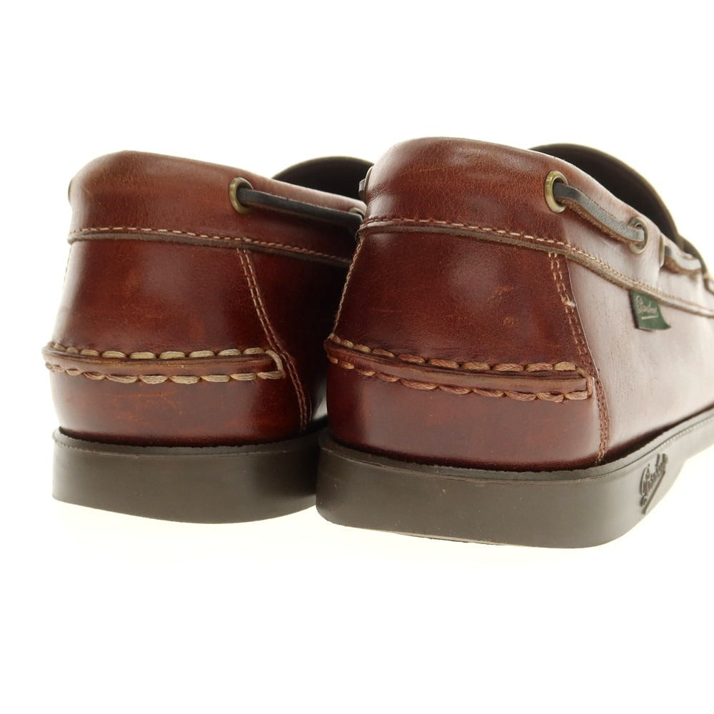【中古】パラブーツ Paraboot BEAMS別注 CORSICA オイルドレザー ローファー ブラウン【 9 】【 状態ランクB 】【 メンズ 】