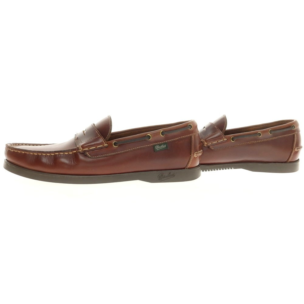【中古】パラブーツ Paraboot BEAMS別注 CORSICA オイルドレザー ローファー ブラウン【 9 】【 状態ランクB 】【 メンズ 】