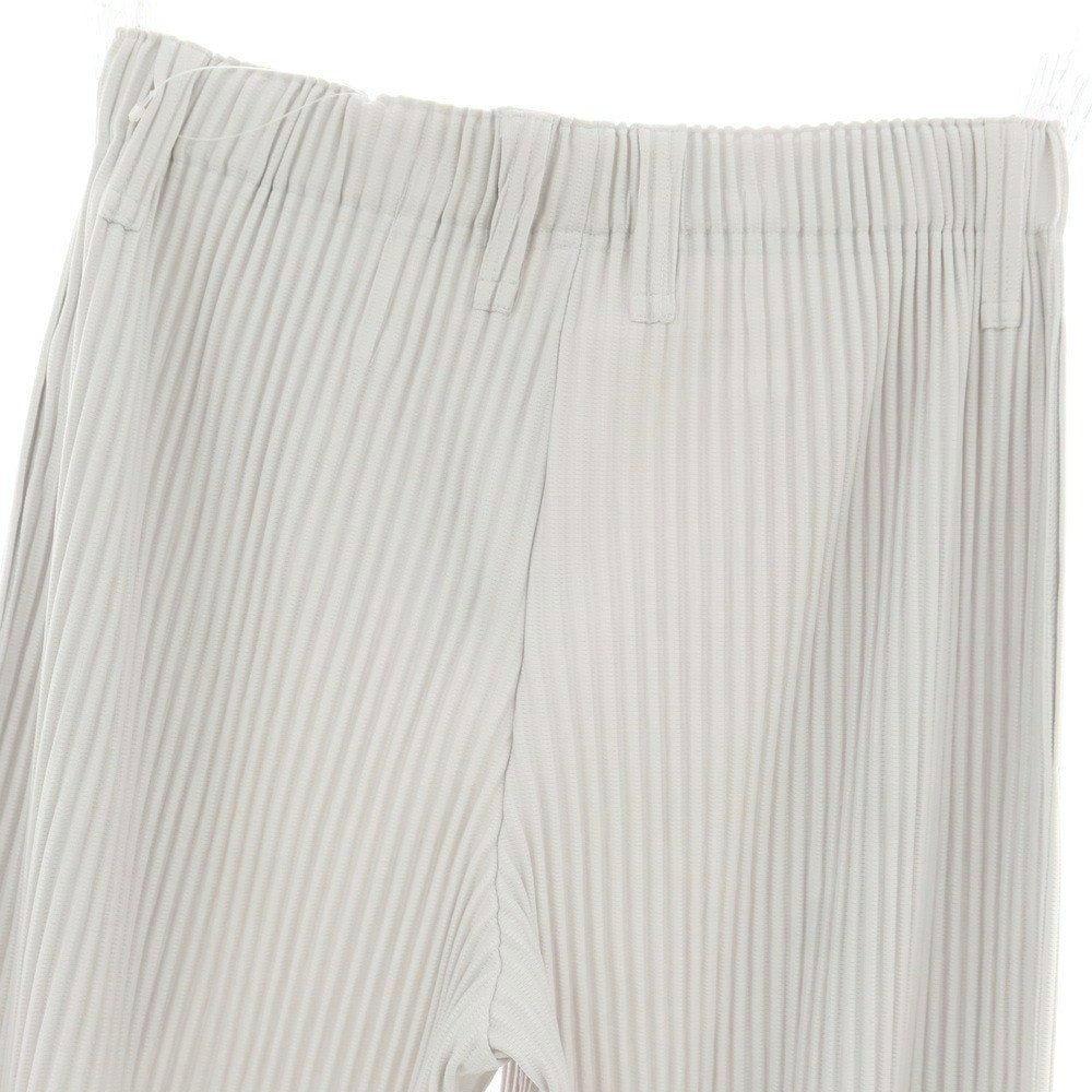 【中古】オム プリッセ イッセイミヤケ HOMME PLISSE ISSEY MIYAKE ポリエステル プリーツ イージーパンツ ライトグレー【 1 】【 状態ランクA 】【 メンズ 】