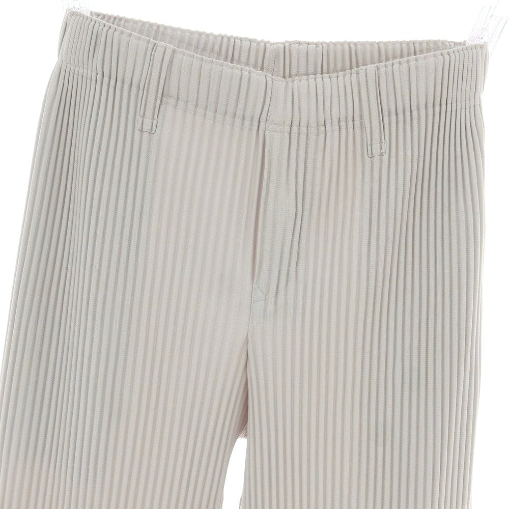 【中古】オム プリッセ イッセイミヤケ HOMME PLISSE ISSEY MIYAKE ポリエステル プリーツ イージーパンツ ライトグレー【 1 】【 状態ランクA 】【 メンズ 】