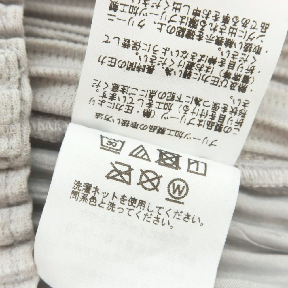 【中古】オム プリッセ イッセイミヤケ HOMME PLISSE ISSEY MIYAKE ポリエステル プリーツ イージーパンツ ライトグレー【 1 】【 状態ランクB 】【 メンズ 】