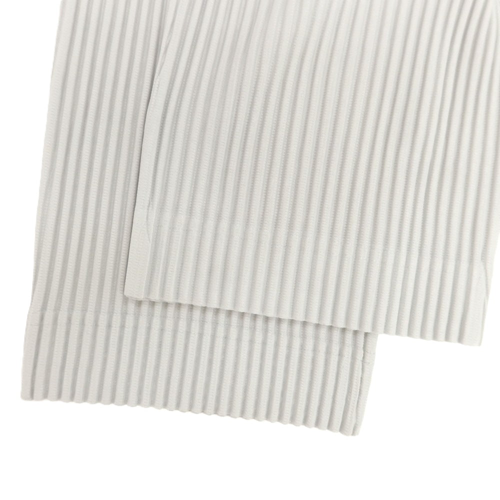 【中古】オム プリッセ イッセイミヤケ HOMME PLISSE ISSEY MIYAKE ポリエステル プリーツ イージーパンツ ライトグレー【 3 】【 状態ランクB 】【 メンズ 】