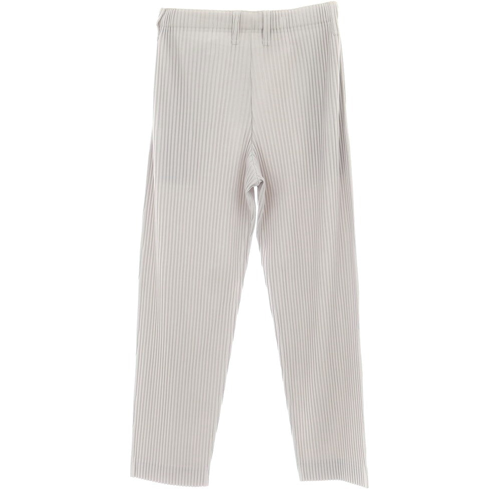 【中古】オム プリッセ イッセイミヤケ HOMME PLISSE ISSEY MIYAKE ポリエステル プリーツ イージーパンツ ライトグレー【 3 】【 状態ランクB 】【 メンズ 】