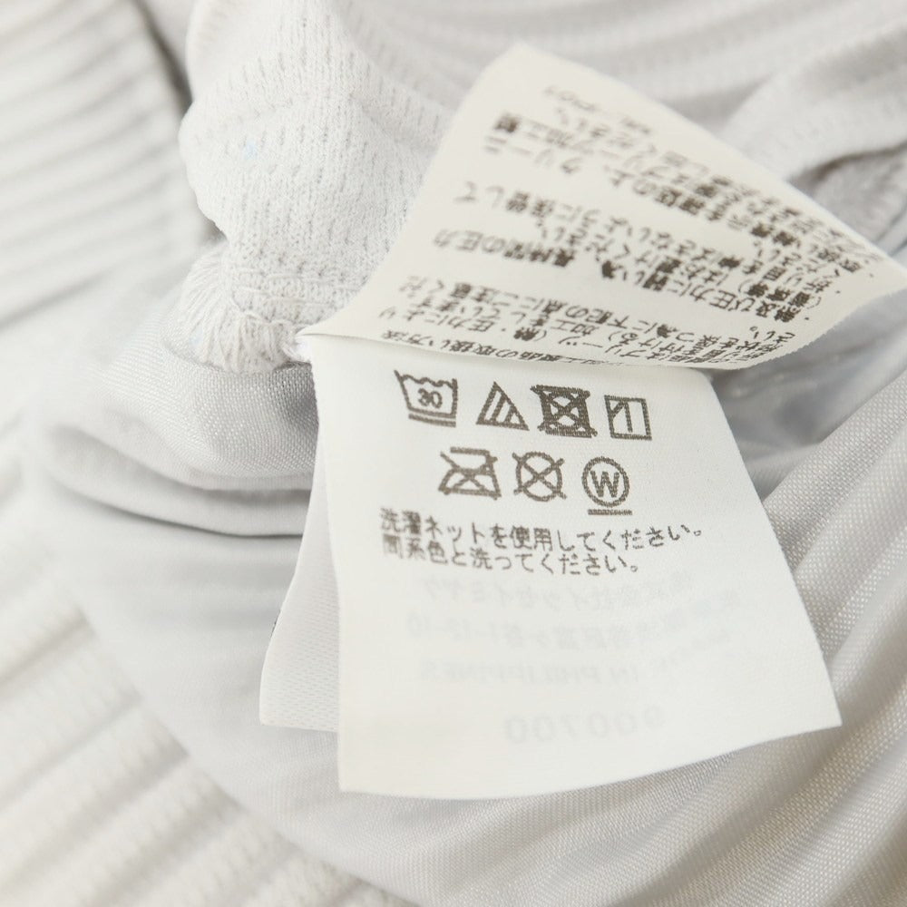 【中古】オム プリッセ イッセイミヤケ HOMME PLISSE ISSEY MIYAKE ポリエステル プリーツ イージーパンツ ライトグレー【 1 】【 状態ランクB 】【 メンズ 】