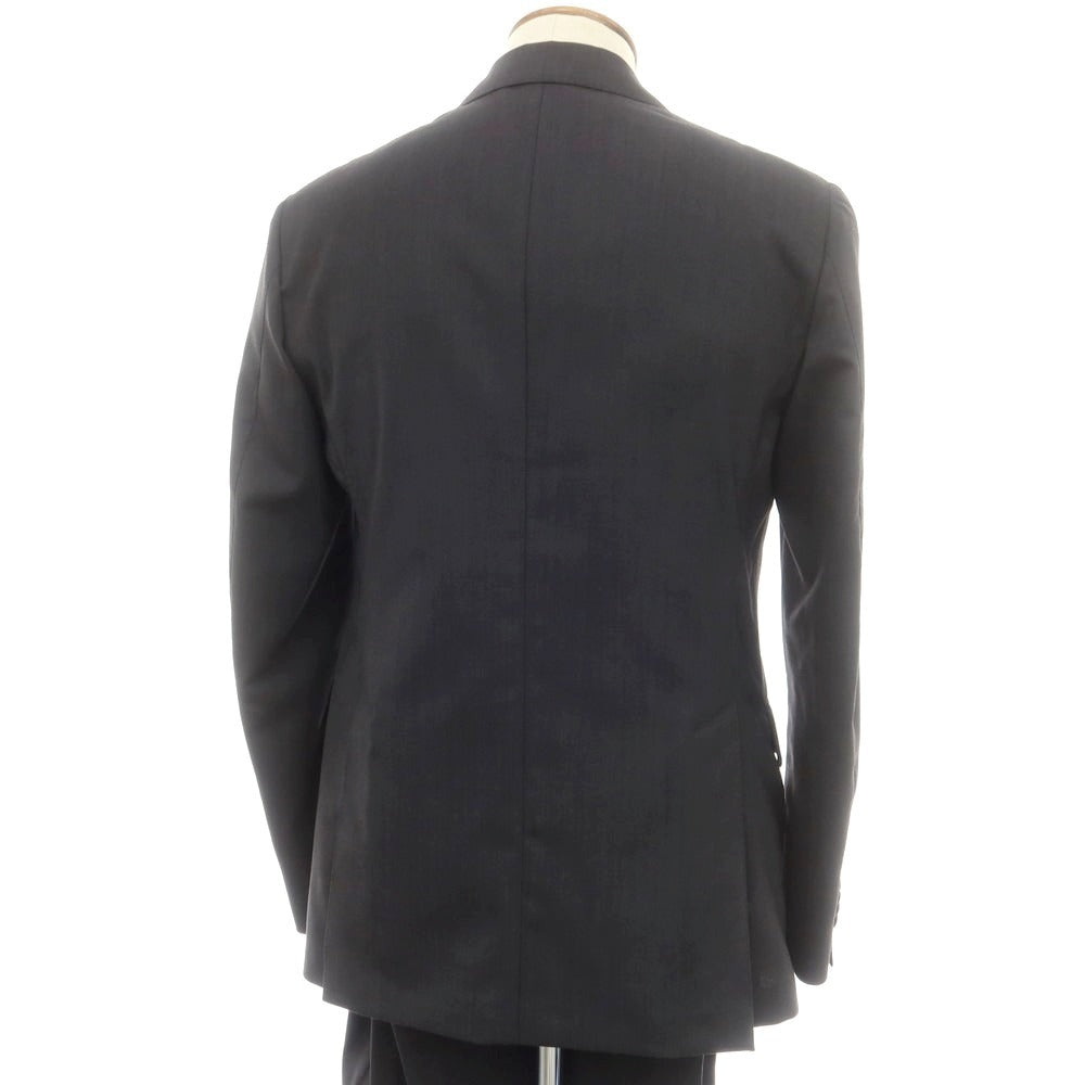 【中古】ラルディーニ LARDINI ウール 3つボタンスーツ ダークグレー【 46 】【 状態ランクB 】【 メンズ 】