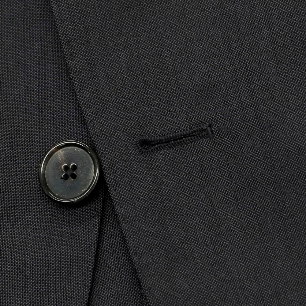 【中古】ラルディーニ LARDINI ウール 3つボタンスーツ ダークグレー【 46 】【 状態ランクB 】【 メンズ 】