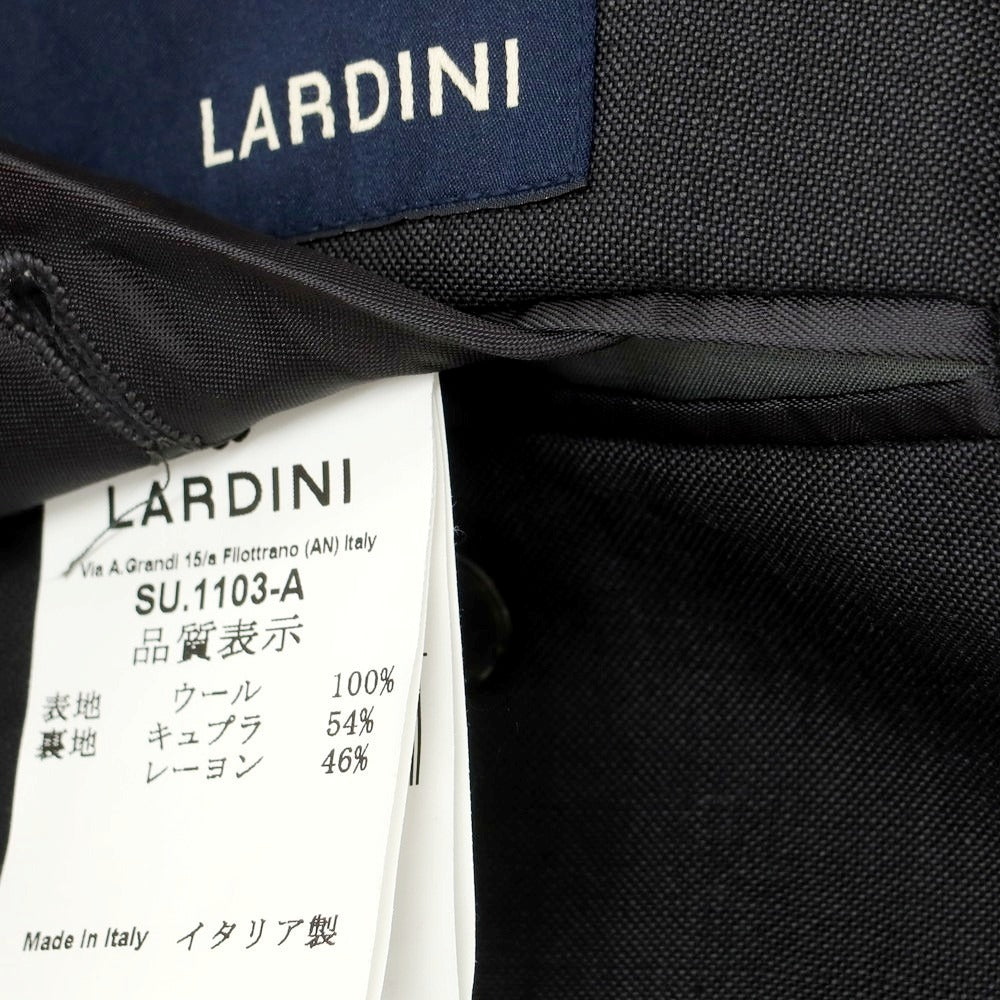【中古】ラルディーニ LARDINI ウール 3つボタンスーツ ダークグレー【 46 】【 状態ランクB 】【 メンズ 】