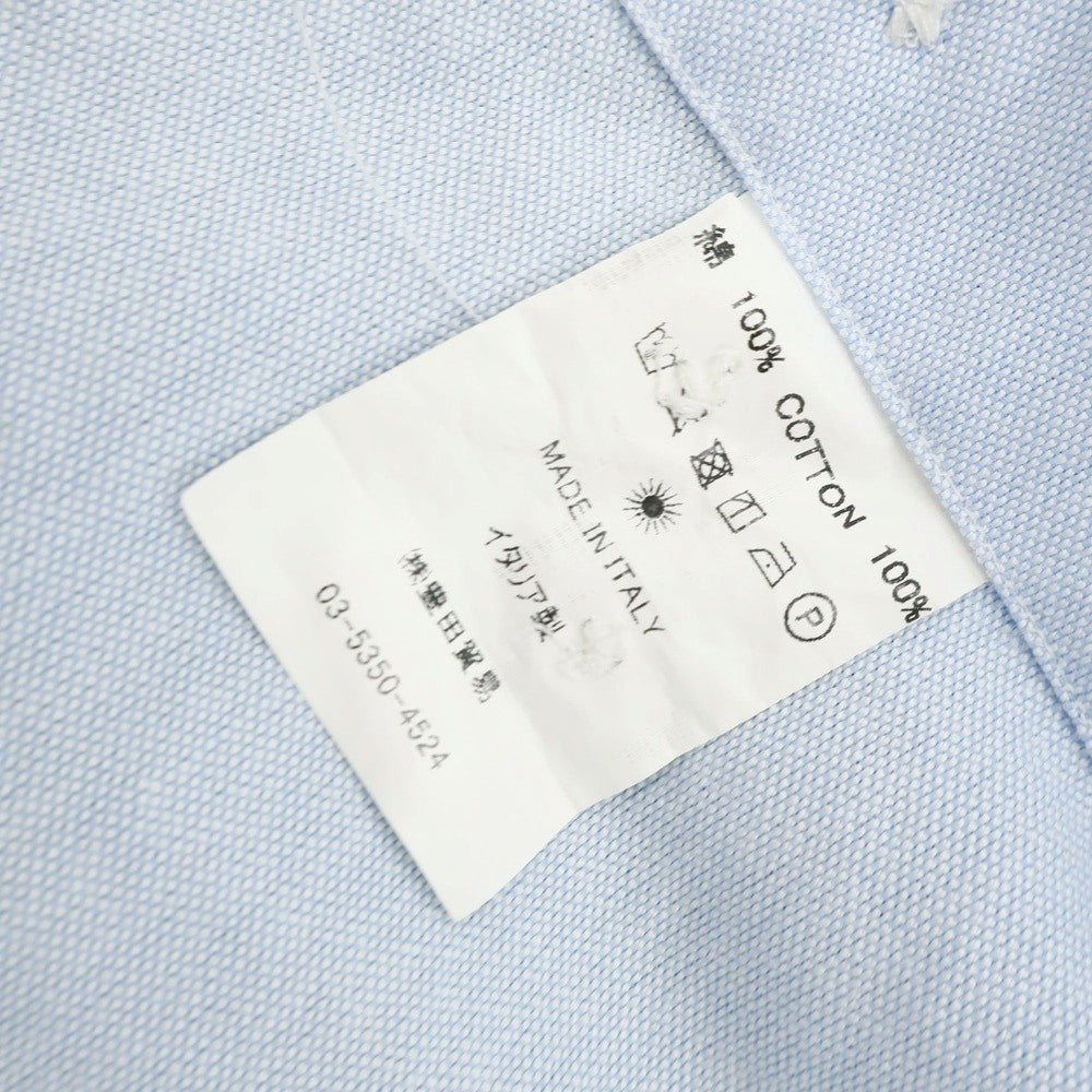【中古】ジャンネット giannetto コットン ホリゾンタルカラー ドレスシャツ ライトブルー【 40 】【 状態ランクC 】【 メンズ 】